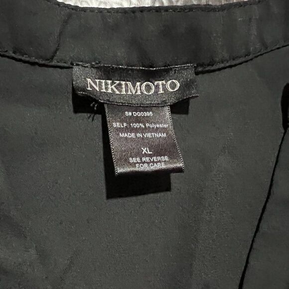 NikiMoto Women's Black Long Sleeve Blouse - Picture 2 of 3